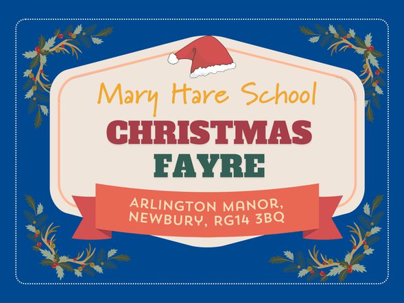 Mary Hare School Christmas fayre logo