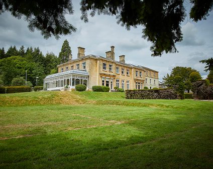 A view of the manor building at Mary Hare School