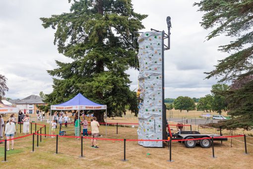 Mary Hare Inaugural Family Fun Day Event - Outdoor Academy Climbing Wall