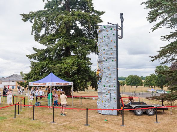 Mary Hare Inaugural Family Fun Day Event - Outdoor Academy Climbing Wall