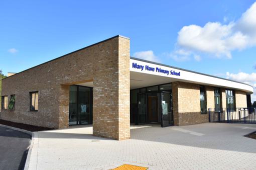 The front of the Primary School building