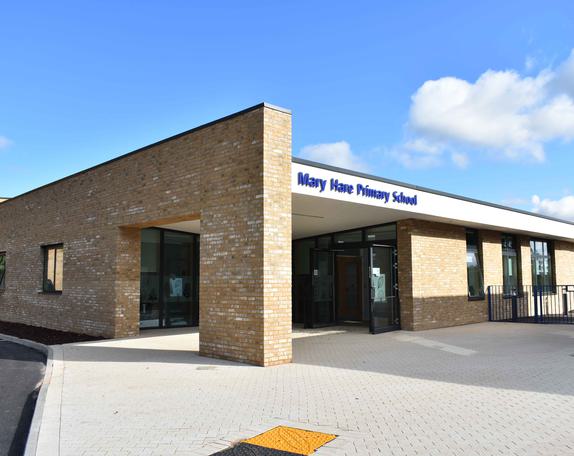 The front of the Primary School building