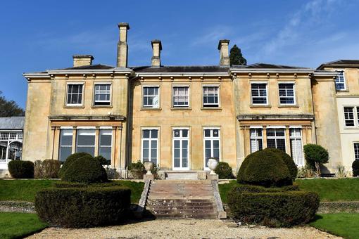 A view of the manor building at Mary Hare School