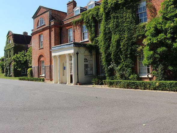 An outside view of a building