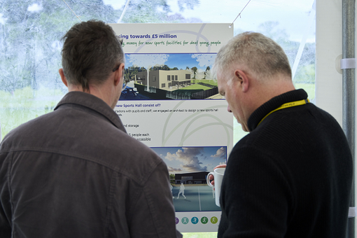 Mary Hare launches an appeal to build a new sports centre